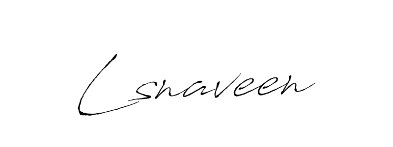 Design your own signature with our free online signature maker. With this signature software, you can create a handwritten (Antro_Vectra) signature for name Lsnaveen. Lsnaveen signature style 6 images and pictures png