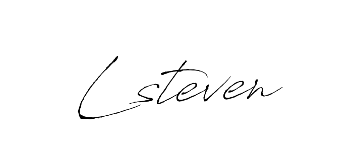 if you are searching for the best signature style for your name Lsteven. so please give up your signature search. here we have designed multiple signature styles  using Antro_Vectra. Lsteven signature style 6 images and pictures png