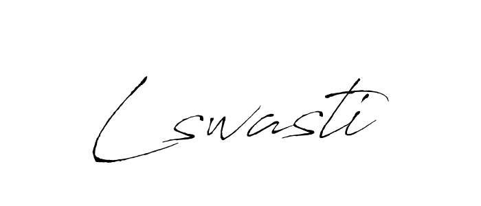 You can use this online signature creator to create a handwritten signature for the name Lswasti. This is the best online autograph maker. Lswasti signature style 6 images and pictures png