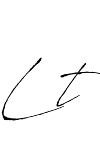 Design your own signature with our free online signature maker. With this signature software, you can create a handwritten (Antro_Vectra) signature for name Lt. Lt signature style 6 images and pictures png