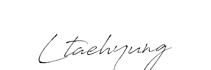 Ltaehyung stylish signature style. Best Handwritten Sign (Antro_Vectra) for my name. Handwritten Signature Collection Ideas for my name Ltaehyung. Ltaehyung signature style 6 images and pictures png