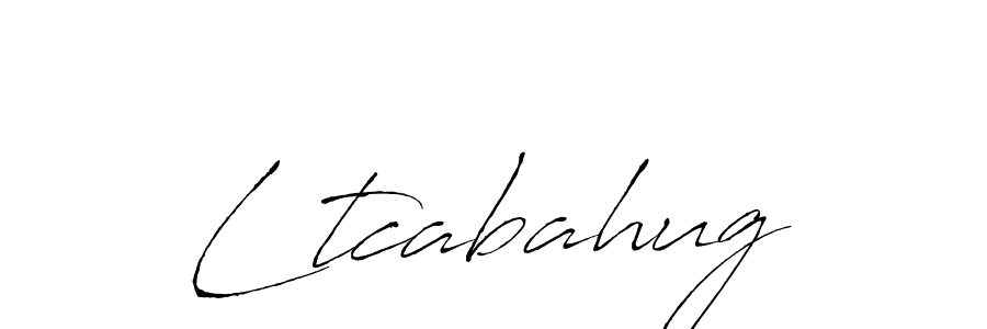 Also we have Ltcabahug name is the best signature style. Create professional handwritten signature collection using Antro_Vectra autograph style. Ltcabahug signature style 6 images and pictures png