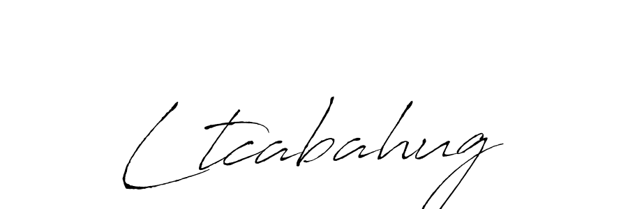 You should practise on your own different ways (Antro_Vectra) to write your name (Ltcabahug) in signature. don't let someone else do it for you. Ltcabahug signature style 6 images and pictures png