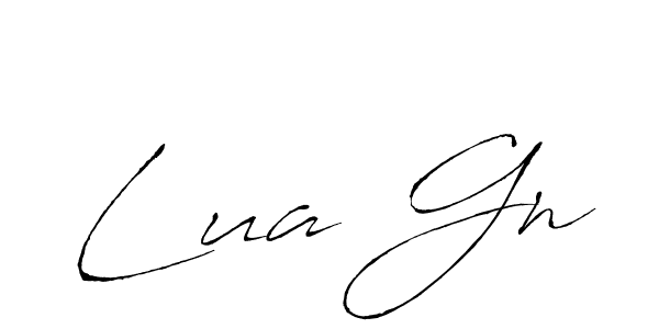 Use a signature maker to create a handwritten signature online. With this signature software, you can design (Antro_Vectra) your own signature for name Lua Gn. Lua Gn signature style 6 images and pictures png