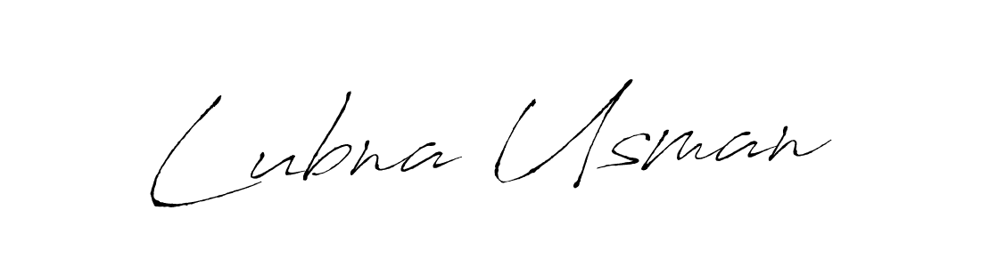 The best way (Antro_Vectra) to make a short signature is to pick only two or three words in your name. The name Lubna Usman include a total of six letters. For converting this name. Lubna Usman signature style 6 images and pictures png