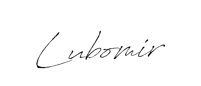 Create a beautiful signature design for name Lubomir. With this signature (Antro_Vectra) fonts, you can make a handwritten signature for free. Lubomir signature style 6 images and pictures png