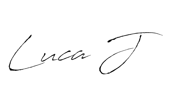 Use a signature maker to create a handwritten signature online. With this signature software, you can design (Antro_Vectra) your own signature for name Luca J. Luca J signature style 6 images and pictures png
