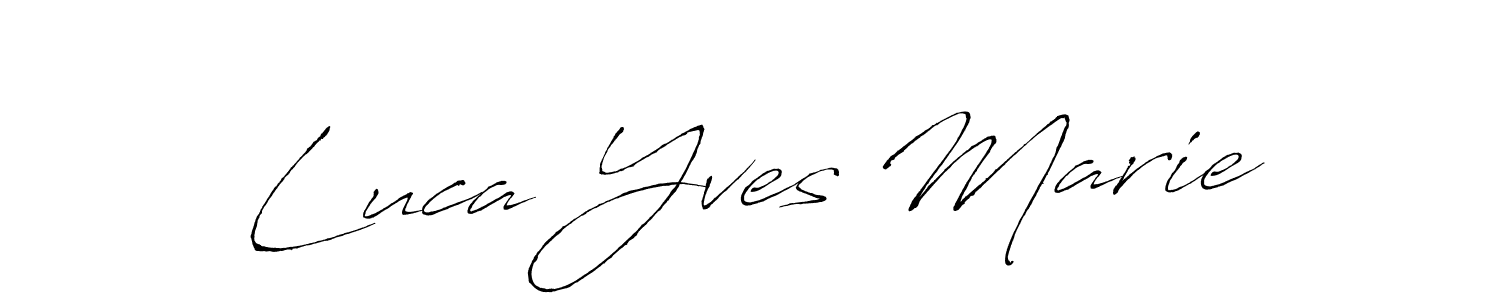 This is the best signature style for the Luca Yves Marie name. Also you like these signature font (Antro_Vectra). Mix name signature. Luca Yves Marie signature style 6 images and pictures png