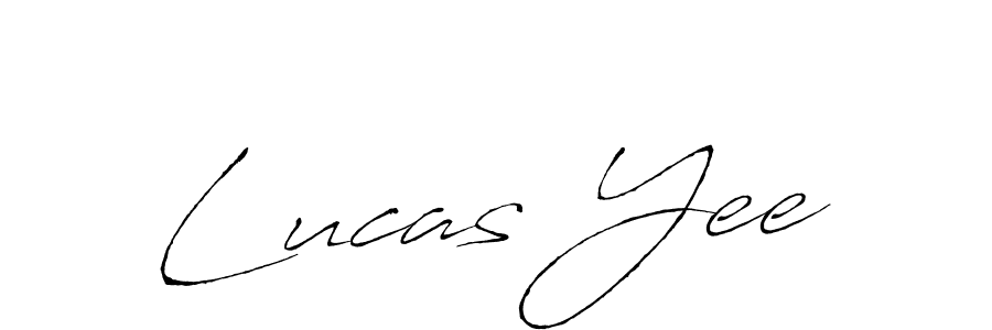 Use a signature maker to create a handwritten signature online. With this signature software, you can design (Antro_Vectra) your own signature for name Lucas Yee. Lucas Yee signature style 6 images and pictures png