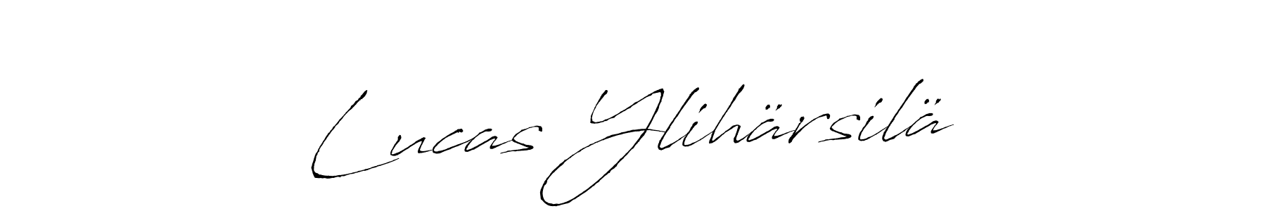 Create a beautiful signature design for name Lucas Ylihärsilä. With this signature (Antro_Vectra) fonts, you can make a handwritten signature for free. Lucas Ylihärsilä signature style 6 images and pictures png