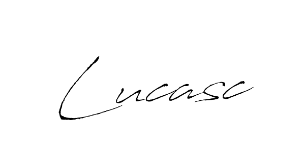 Use a signature maker to create a handwritten signature online. With this signature software, you can design (Antro_Vectra) your own signature for name Lucasc. Lucasc signature style 6 images and pictures png