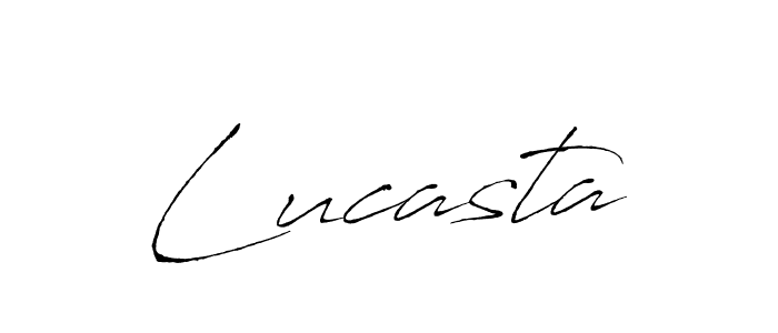 Lucasta stylish signature style. Best Handwritten Sign (Antro_Vectra) for my name. Handwritten Signature Collection Ideas for my name Lucasta. Lucasta signature style 6 images and pictures png