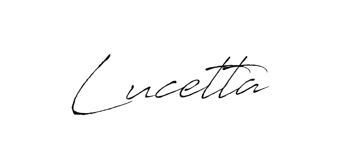 Use a signature maker to create a handwritten signature online. With this signature software, you can design (Antro_Vectra) your own signature for name Lucetta. Lucetta signature style 6 images and pictures png