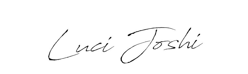 Similarly Antro_Vectra is the best handwritten signature design. Signature creator online .You can use it as an online autograph creator for name Luci Joshi. Luci Joshi signature style 6 images and pictures png