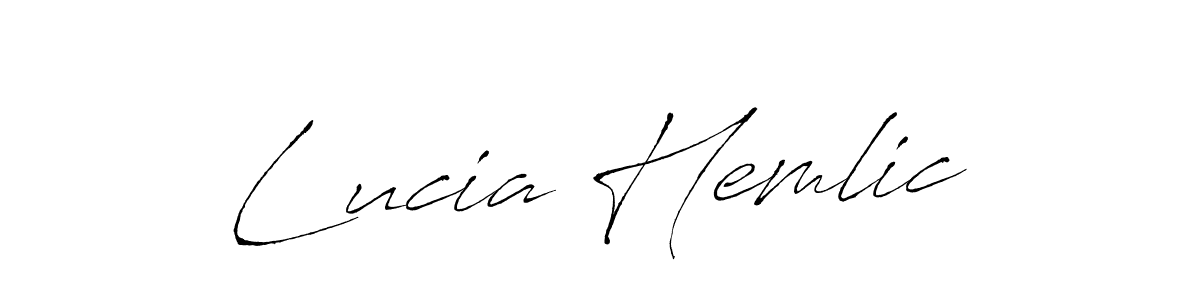 Make a beautiful signature design for name Lucia Hemlic. Use this online signature maker to create a handwritten signature for free. Lucia Hemlic signature style 6 images and pictures png