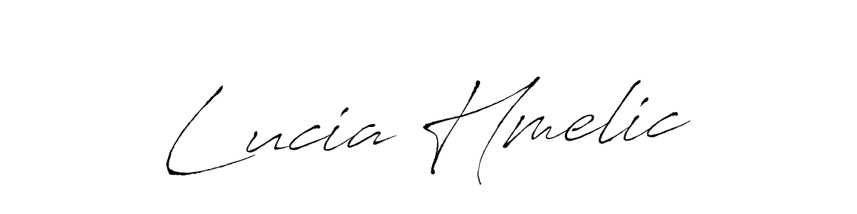 Use a signature maker to create a handwritten signature online. With this signature software, you can design (Antro_Vectra) your own signature for name Lucia Hmelic. Lucia Hmelic signature style 6 images and pictures png