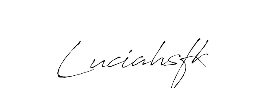 Once you've used our free online signature maker to create your best signature Antro_Vectra style, it's time to enjoy all of the benefits that Luciahsfk name signing documents. Luciahsfk signature style 6 images and pictures png