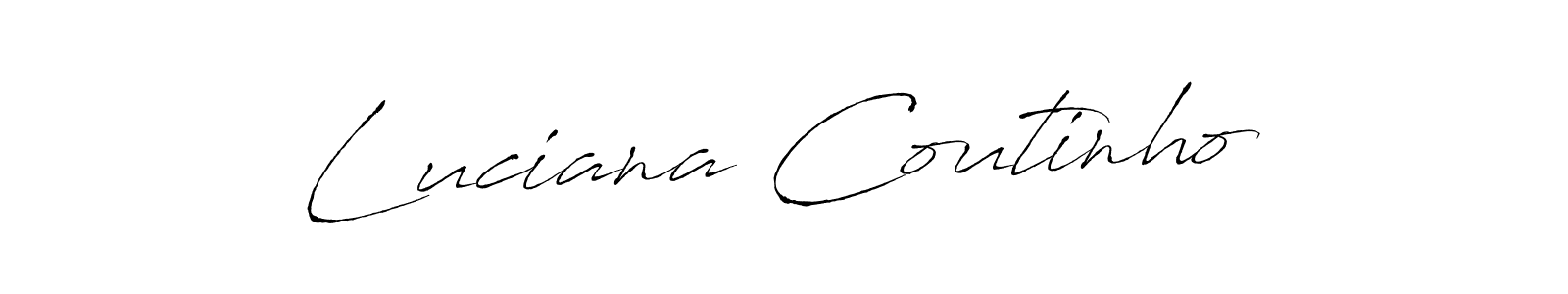 The best way (Antro_Vectra) to make a short signature is to pick only two or three words in your name. The name Luciana Coutinho include a total of six letters. For converting this name. Luciana Coutinho signature style 6 images and pictures png
