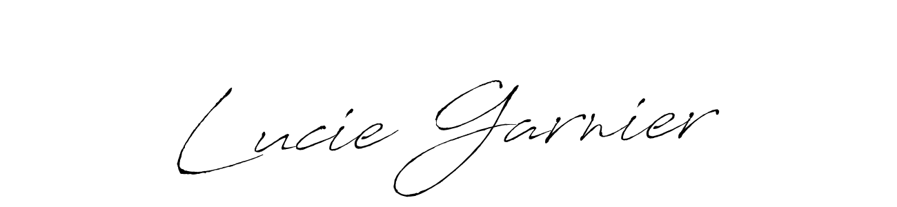 Antro_Vectra is a professional signature style that is perfect for those who want to add a touch of class to their signature. It is also a great choice for those who want to make their signature more unique. Get Lucie Garnier name to fancy signature for free. Lucie Garnier signature style 6 images and pictures png