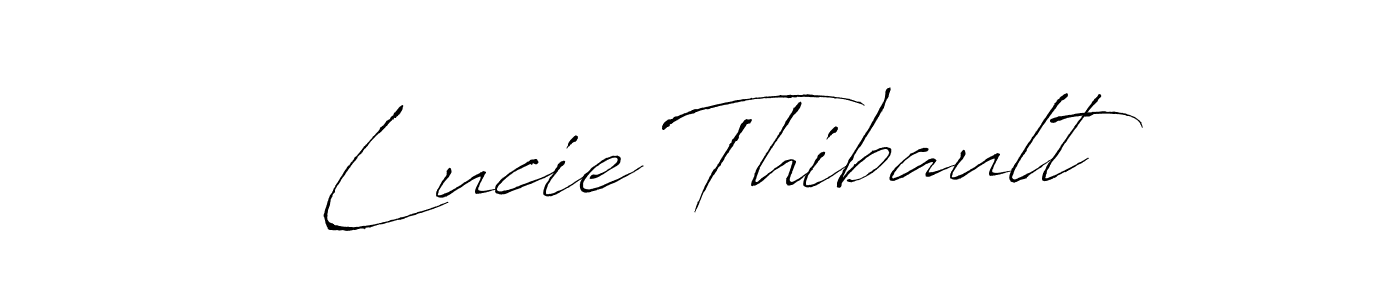 Antro_Vectra is a professional signature style that is perfect for those who want to add a touch of class to their signature. It is also a great choice for those who want to make their signature more unique. Get Lucie Thibault name to fancy signature for free. Lucie Thibault signature style 6 images and pictures png