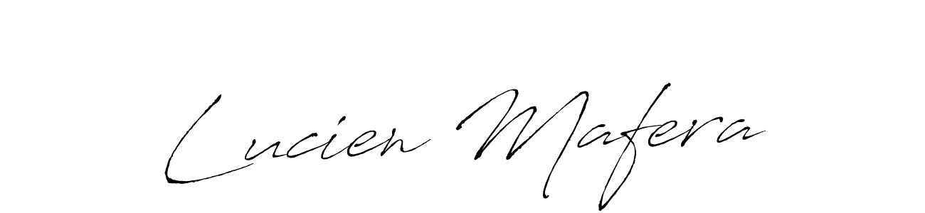 Make a short Lucien Mafera signature style. Manage your documents anywhere anytime using Antro_Vectra. Create and add eSignatures, submit forms, share and send files easily. Lucien Mafera signature style 6 images and pictures png