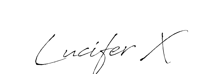 This is the best signature style for the Lucifer X name. Also you like these signature font (Antro_Vectra). Mix name signature. Lucifer X signature style 6 images and pictures png