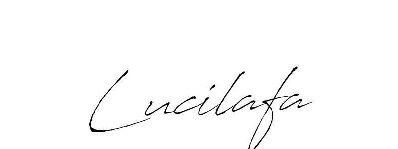 Design your own signature with our free online signature maker. With this signature software, you can create a handwritten (Antro_Vectra) signature for name Lucilafa. Lucilafa signature style 6 images and pictures png