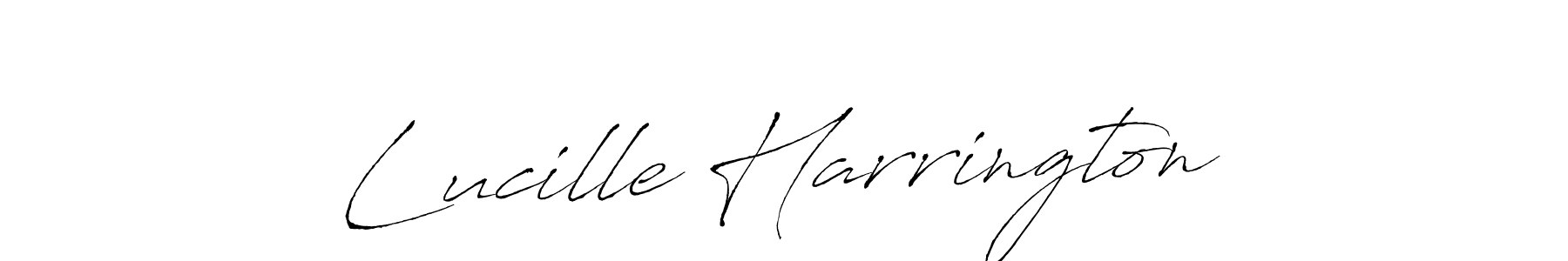 Lucille Harrington stylish signature style. Best Handwritten Sign (Antro_Vectra) for my name. Handwritten Signature Collection Ideas for my name Lucille Harrington. Lucille Harrington signature style 6 images and pictures png