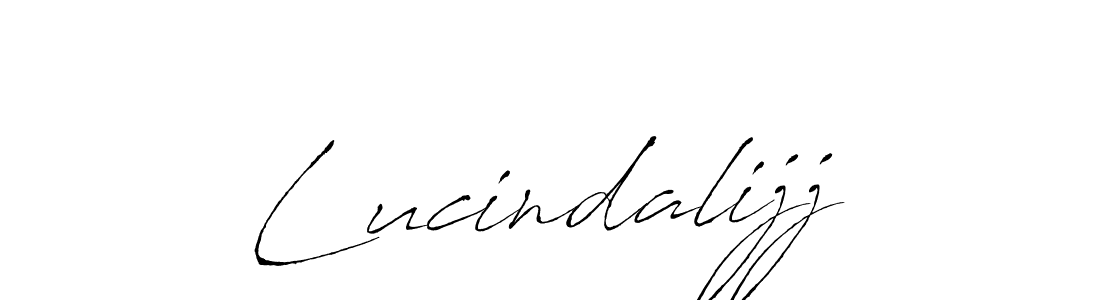 Create a beautiful signature design for name Lucindalijj. With this signature (Antro_Vectra) fonts, you can make a handwritten signature for free. Lucindalijj signature style 6 images and pictures png