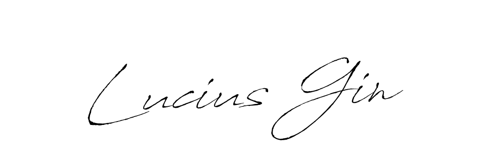 You should practise on your own different ways (Antro_Vectra) to write your name (Lucius Gin) in signature. don't let someone else do it for you. Lucius Gin signature style 6 images and pictures png