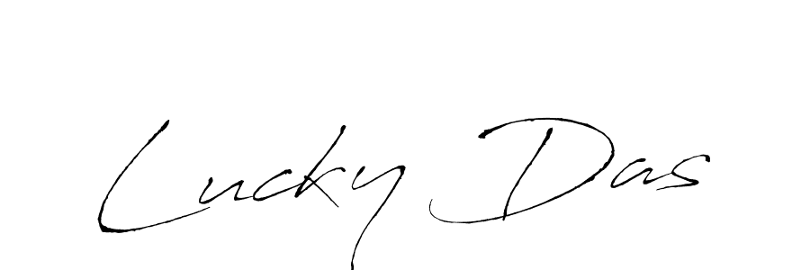 Make a beautiful signature design for name Lucky Das. Use this online signature maker to create a handwritten signature for free. Lucky Das signature style 6 images and pictures png