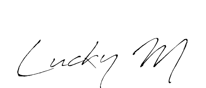 See photos of Lucky M official signature by Spectra . Check more albums & portfolios. Read reviews & check more about Antro_Vectra font. Lucky M signature style 6 images and pictures png