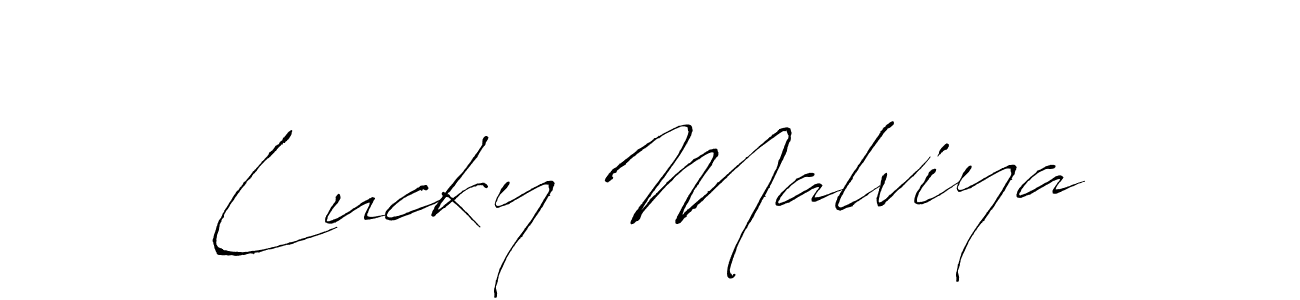 You can use this online signature creator to create a handwritten signature for the name Lucky Malviya. This is the best online autograph maker. Lucky Malviya signature style 6 images and pictures png