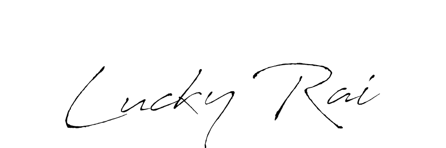 It looks lik you need a new signature style for name Lucky Rai. Design unique handwritten (Antro_Vectra) signature with our free signature maker in just a few clicks. Lucky Rai signature style 6 images and pictures png