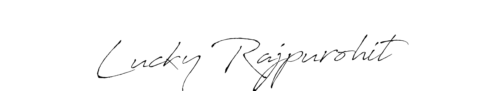 Also we have Lucky Rajpurohit name is the best signature style. Create professional handwritten signature collection using Antro_Vectra autograph style. Lucky Rajpurohit signature style 6 images and pictures png
