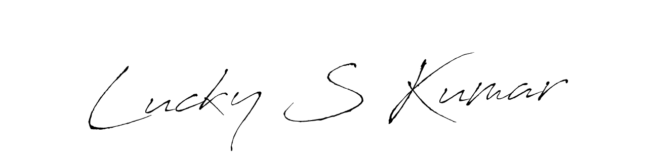 Check out images of Autograph of Lucky S Kumar name. Actor Lucky S Kumar Signature Style. Antro_Vectra is a professional sign style online. Lucky S Kumar signature style 6 images and pictures png