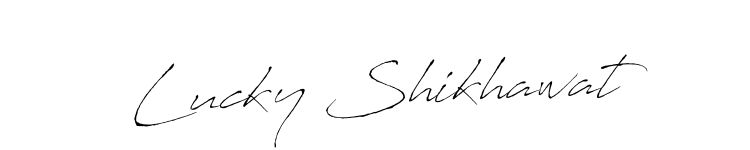 Make a beautiful signature design for name Lucky Shikhawat. Use this online signature maker to create a handwritten signature for free. Lucky Shikhawat signature style 6 images and pictures png