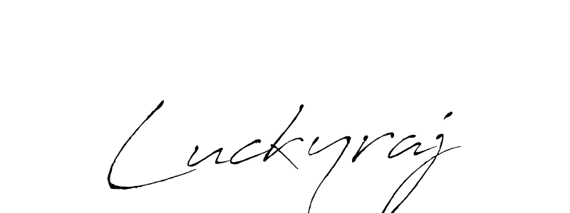 You should practise on your own different ways (Antro_Vectra) to write your name (Luckyraj) in signature. don't let someone else do it for you. Luckyraj signature style 6 images and pictures png