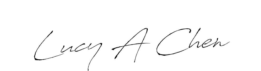 Antro_Vectra is a professional signature style that is perfect for those who want to add a touch of class to their signature. It is also a great choice for those who want to make their signature more unique. Get Lucy A Chen name to fancy signature for free. Lucy A Chen signature style 6 images and pictures png