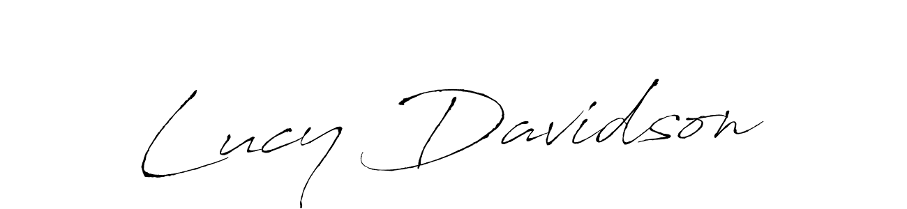 Also You can easily find your signature by using the search form. We will create Lucy Davidson name handwritten signature images for you free of cost using Antro_Vectra sign style. Lucy Davidson signature style 6 images and pictures png