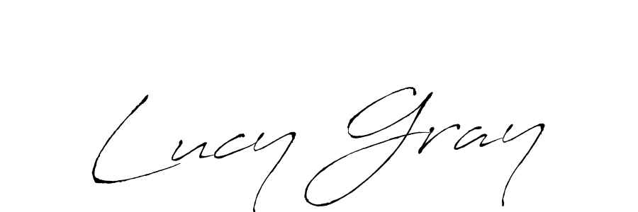 Create a beautiful signature design for name Lucy Gray. With this signature (Antro_Vectra) fonts, you can make a handwritten signature for free. Lucy Gray signature style 6 images and pictures png