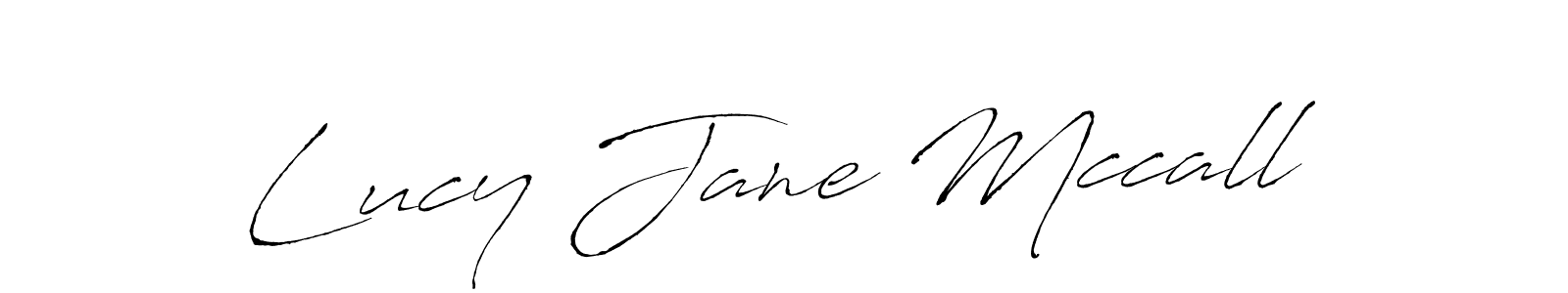 How to make Lucy Jane Mccall name signature. Use Antro_Vectra style for creating short signs online. This is the latest handwritten sign. Lucy Jane Mccall signature style 6 images and pictures png