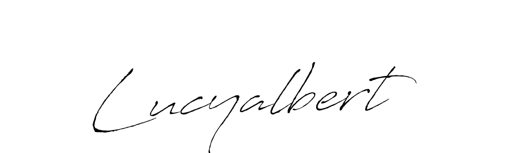 Design your own signature with our free online signature maker. With this signature software, you can create a handwritten (Antro_Vectra) signature for name Lucyalbert. Lucyalbert signature style 6 images and pictures png