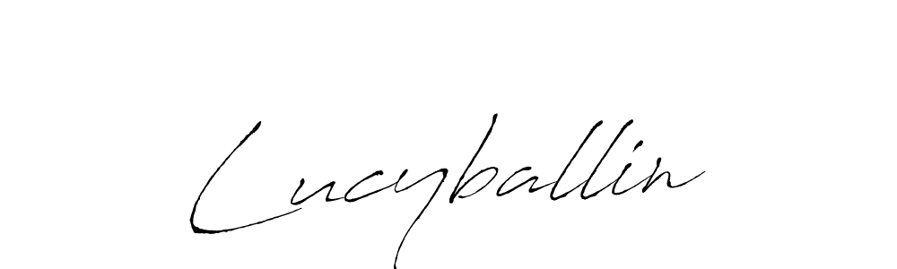 Create a beautiful signature design for name Lucyballin. With this signature (Antro_Vectra) fonts, you can make a handwritten signature for free. Lucyballin signature style 6 images and pictures png