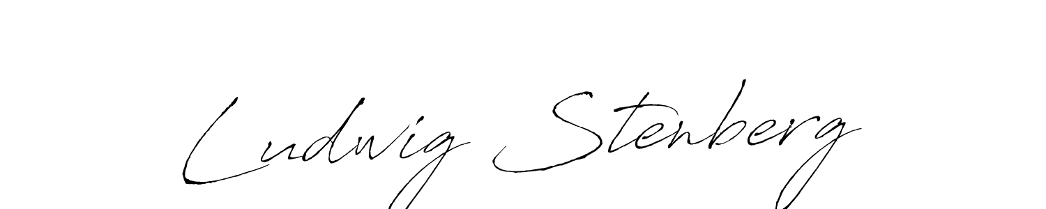 Make a beautiful signature design for name Ludwig Stenberg. With this signature (Antro_Vectra) style, you can create a handwritten signature for free. Ludwig Stenberg signature style 6 images and pictures png