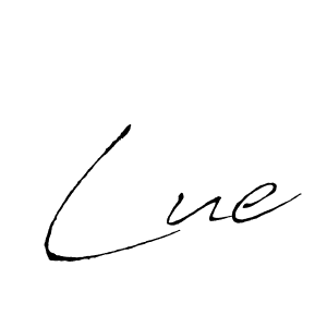 Make a beautiful signature design for name Lue. With this signature (Antro_Vectra) style, you can create a handwritten signature for free. Lue signature style 6 images and pictures png