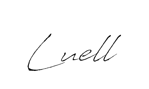 You should practise on your own different ways (Antro_Vectra) to write your name (Luell) in signature. don't let someone else do it for you. Luell signature style 6 images and pictures png