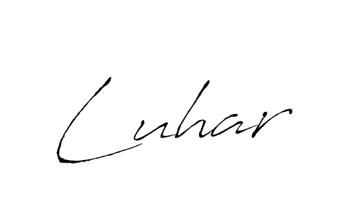 How to make Luhar name signature. Use Antro_Vectra style for creating short signs online. This is the latest handwritten sign. Luhar signature style 6 images and pictures png