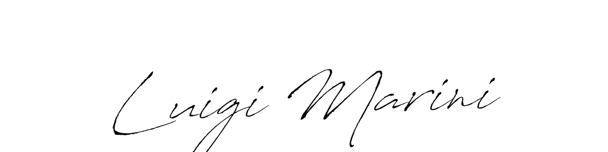 Create a beautiful signature design for name Luigi Marini. With this signature (Antro_Vectra) fonts, you can make a handwritten signature for free. Luigi Marini signature style 6 images and pictures png