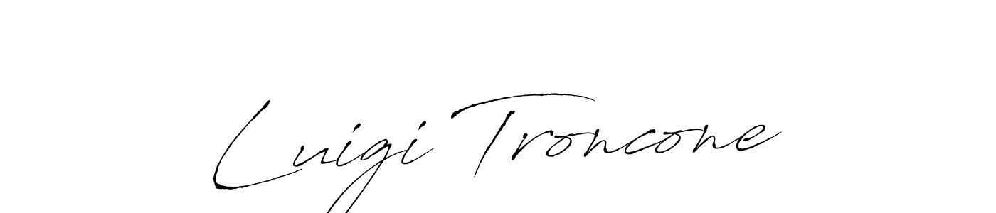 See photos of Luigi Troncone official signature by Spectra . Check more albums & portfolios. Read reviews & check more about Antro_Vectra font. Luigi Troncone signature style 6 images and pictures png